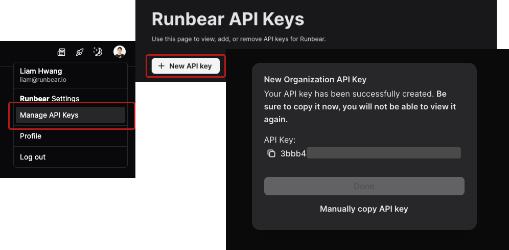 Getting API Key